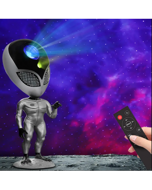 Juguete para regalo Alien Shape Galaxy Star Proyector Luz láser Smart Atmosphere Sky Lámpara de proyección con