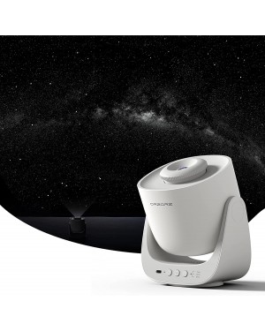 Orzorz Star Projector, Galaxy Night Light, Home Planetarium Projector con batería recargable, Sky Light Living Room Decor, Real Starry Nebula, Planet Presentation para niños, adolescentes, adultos...