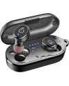 TOZO T10 Bluetooth 5.3 Wireless Earbuds with Wireless Charging Case IPX8 Waterproof Stereo Headphones in Ear Built in Mic Headset Premium Sound with Deep Bass for Sport Black (2022 Upgraded)