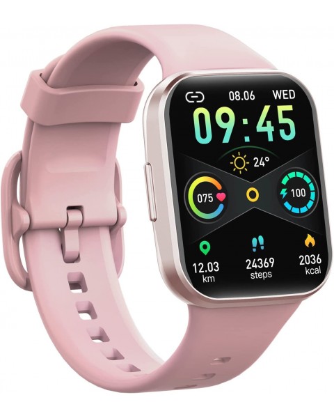 Smartwatch Women, 1.69'' Smart Watch Men Women 25 Sports Modes IP68 Waterproof Activity Bracelet with Heart Rate Monitor, Sleep Monitor Pedometer Message Notification for Android iOS 2023 [Energy Class A+++]
