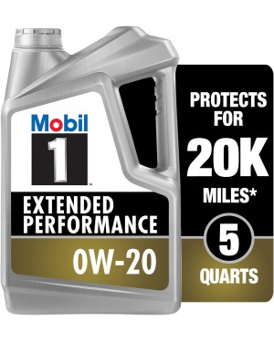 Mobil 1 Advanced Full Synthetic Motor Oil 5W-30, 5 Quart