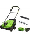 Greenworks 10 Amp 14\u201D Corded Electric Dethatcher (Stainless Steel Tines)