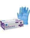Med PRIDE NitriPride Nitrile-Vinyl Blend Exam Gloves, Large 1000 - Powder Free, Latex Free &amp; Rubber Free - Single Use Non-Sterile Protective Gloves for Medical Use, Cooking, Cleaning &amp; More