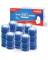 Vacplus Toilet Bowl Cleaners Tablets , Ultra-Clean Toilet Cleaners for Deodorizing&amp; Descaling, Long-Lasting Blue Toilet Bowl Cleaner Tablets with Sustained-Release Technology Against Tough Stains 30 Count (Pack of 1)